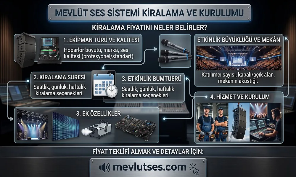 Üsküdar mevlit ses sistemi kurulumu
